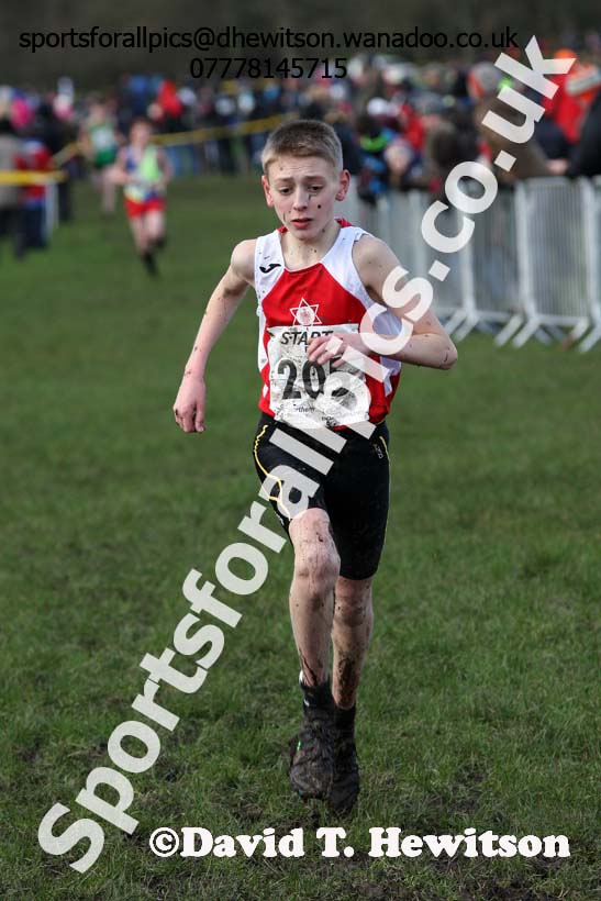 Boys under-15 Northern Cross Country Champs., Witton Park, Blackburn. Photo: David T. Hewitson/Sports for All Pics